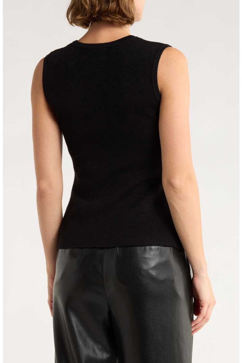 Dylan Sweater Vest, Alternate, color, BLACK