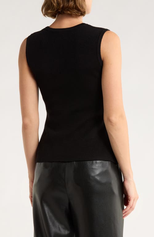 Love By Design Dylan Sweater Vest In Black