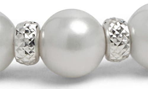 Jonas Studio Mason Freshwater Pearl Slider Bracelet In White