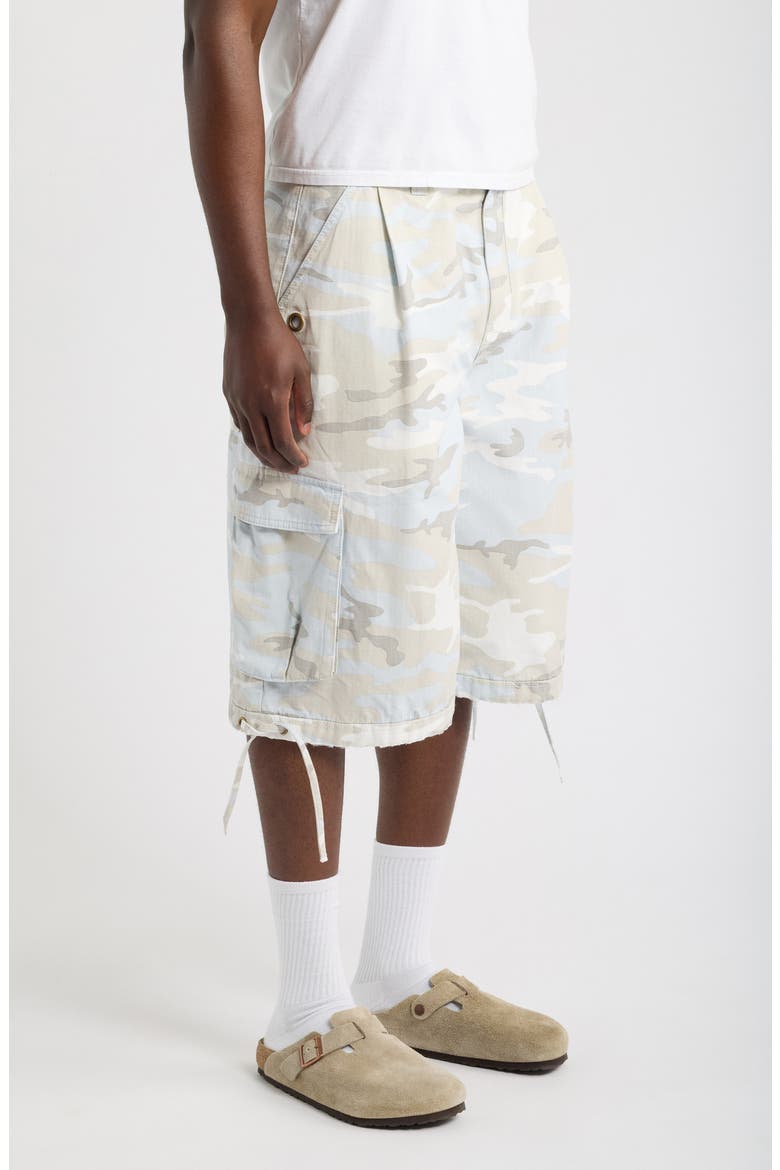 Baggy Camo Shorts, Alternate, color, SOFT BLUE CAMO