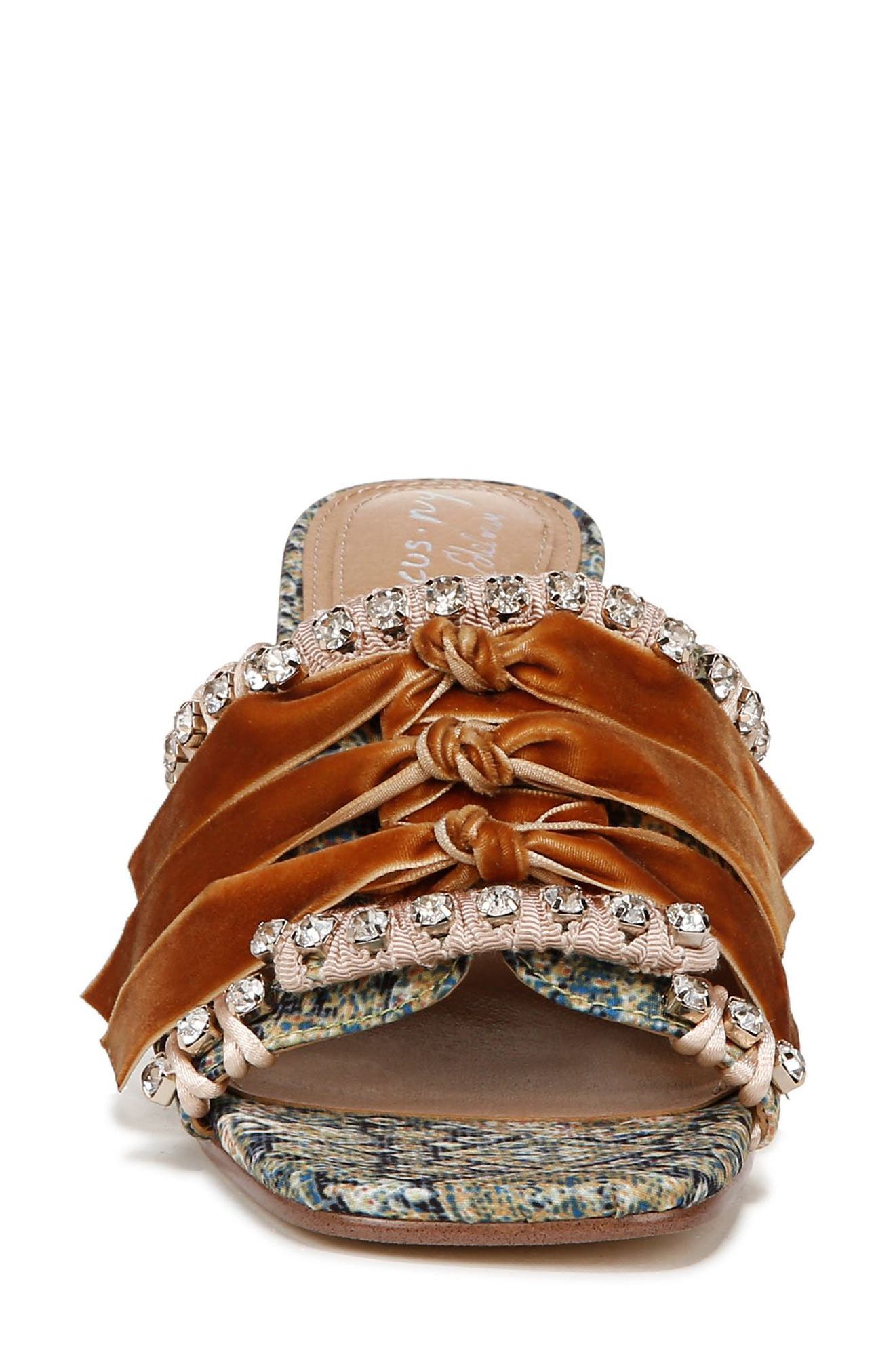Circus NY by Sam Edelman Vera Block Heel Sandal, Alternate, color, Ocean Sapphire Multi