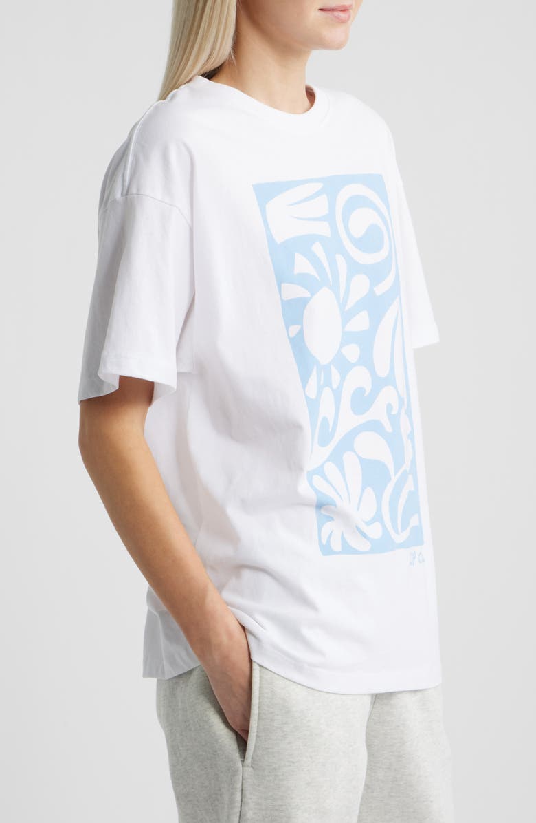 Rip Curl Sunset Surf Heritage Cotton Graphic T-Shirt, Alternate, color, Optical White