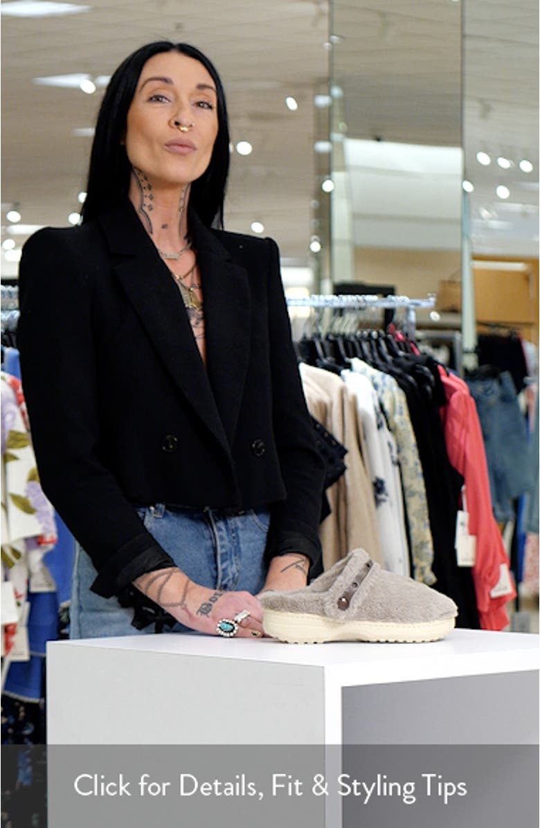 Classic Unfurgettable Faux Fur Clog, sales video thumbnail