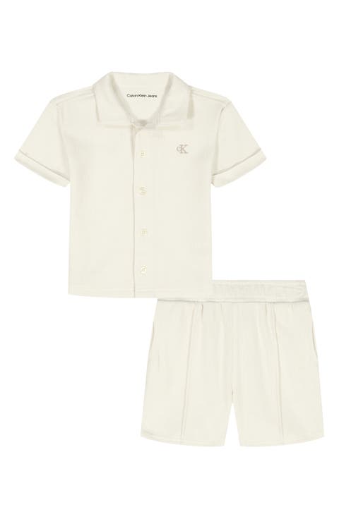 Textured Woven Pajamas