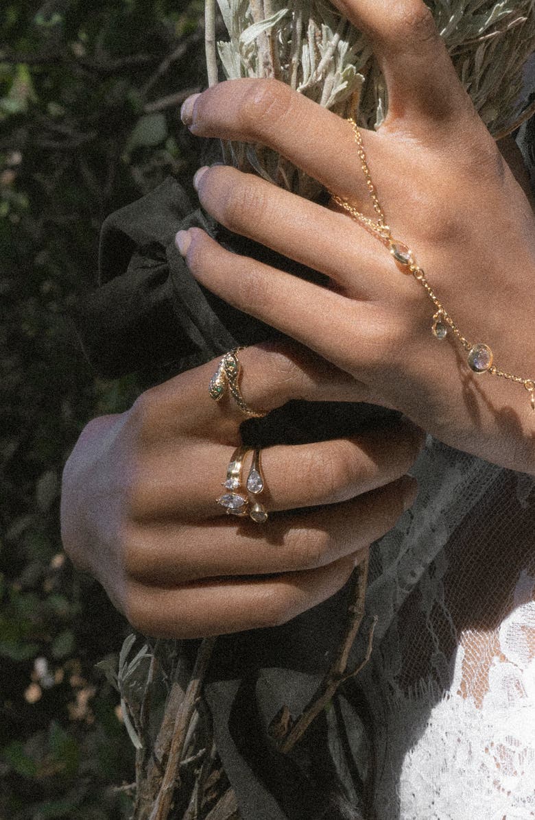 Child of Wild Serpent's Embrace Ring, Alternate, color, Gold