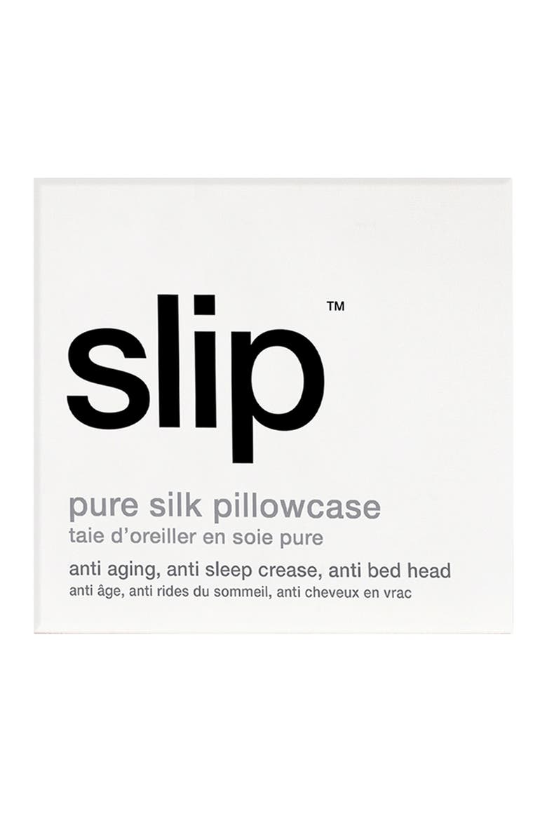 Pure Silk Euro Pillowcase, Alternate, color, WHITE