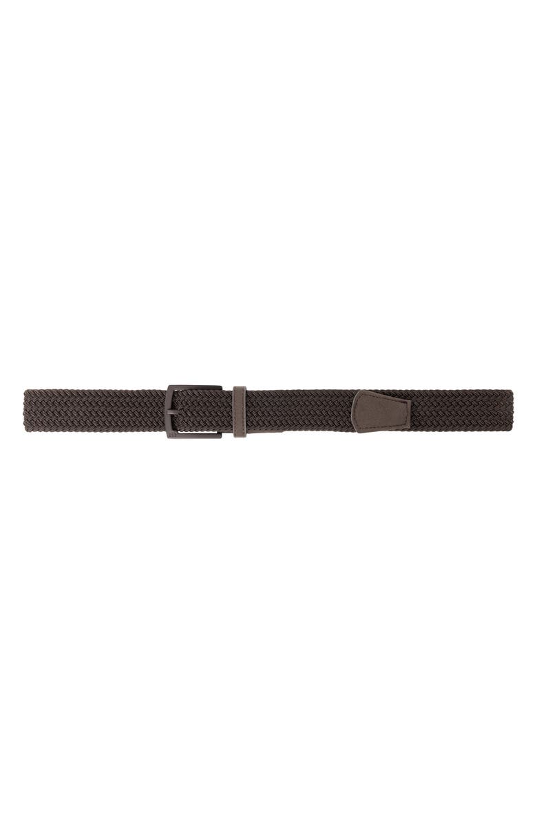 TravisMathew Bank's Closed 2.0 Woven Belt, Main, color, Coffee