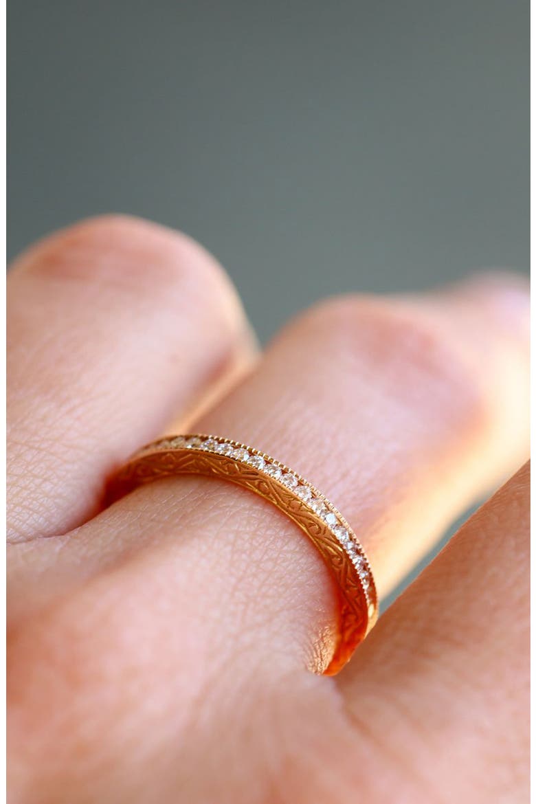 Channel Set Diamond Ring, Alternate, color, ROSE GOLD