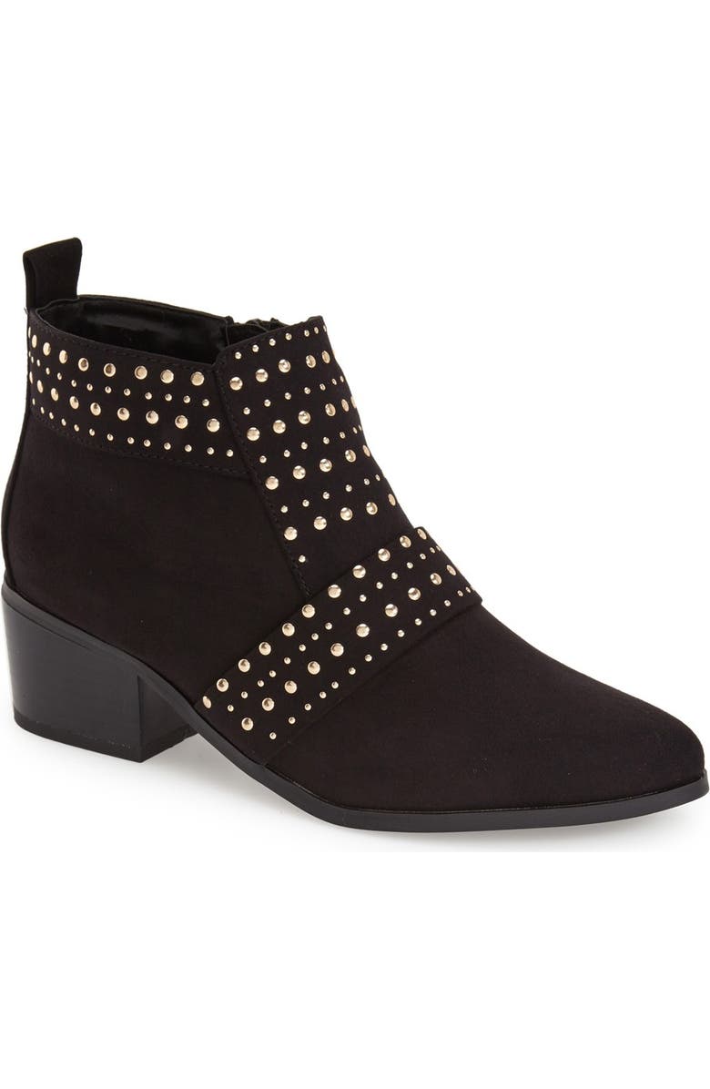 Topshop 'Buddy' Studded Bootie, Main, color,