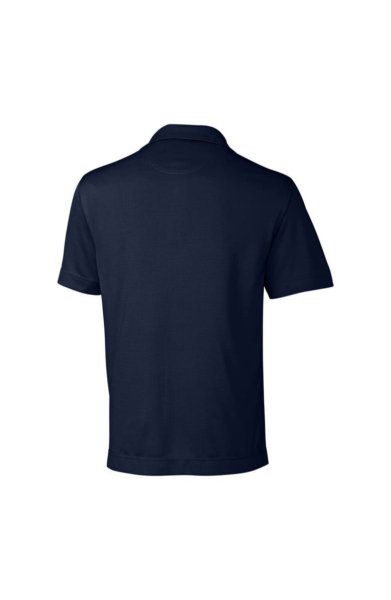 Cutter & Buck Men's Cutter & Buck  Navy New England Patriots Helmet DryTec Genre Textured Solid Polo, Alternate, color, 