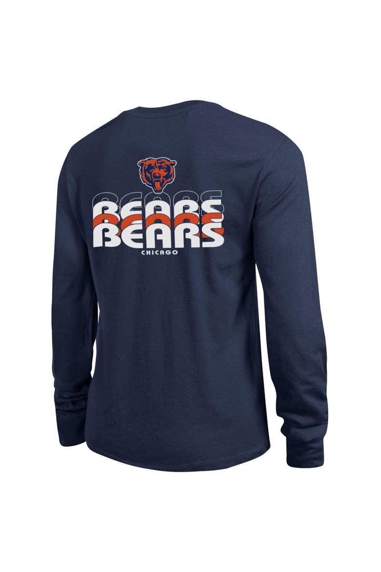 Women's Champion Navy Chicago Bears Core Long-Sleeve T-Shirt, Alternate, color, Navy