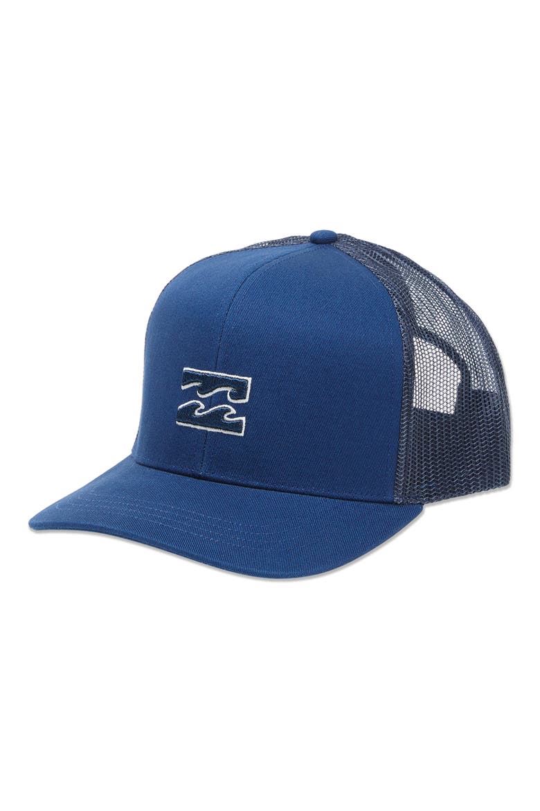 All Day Trucker Hat, Main, color, DARK DENIM