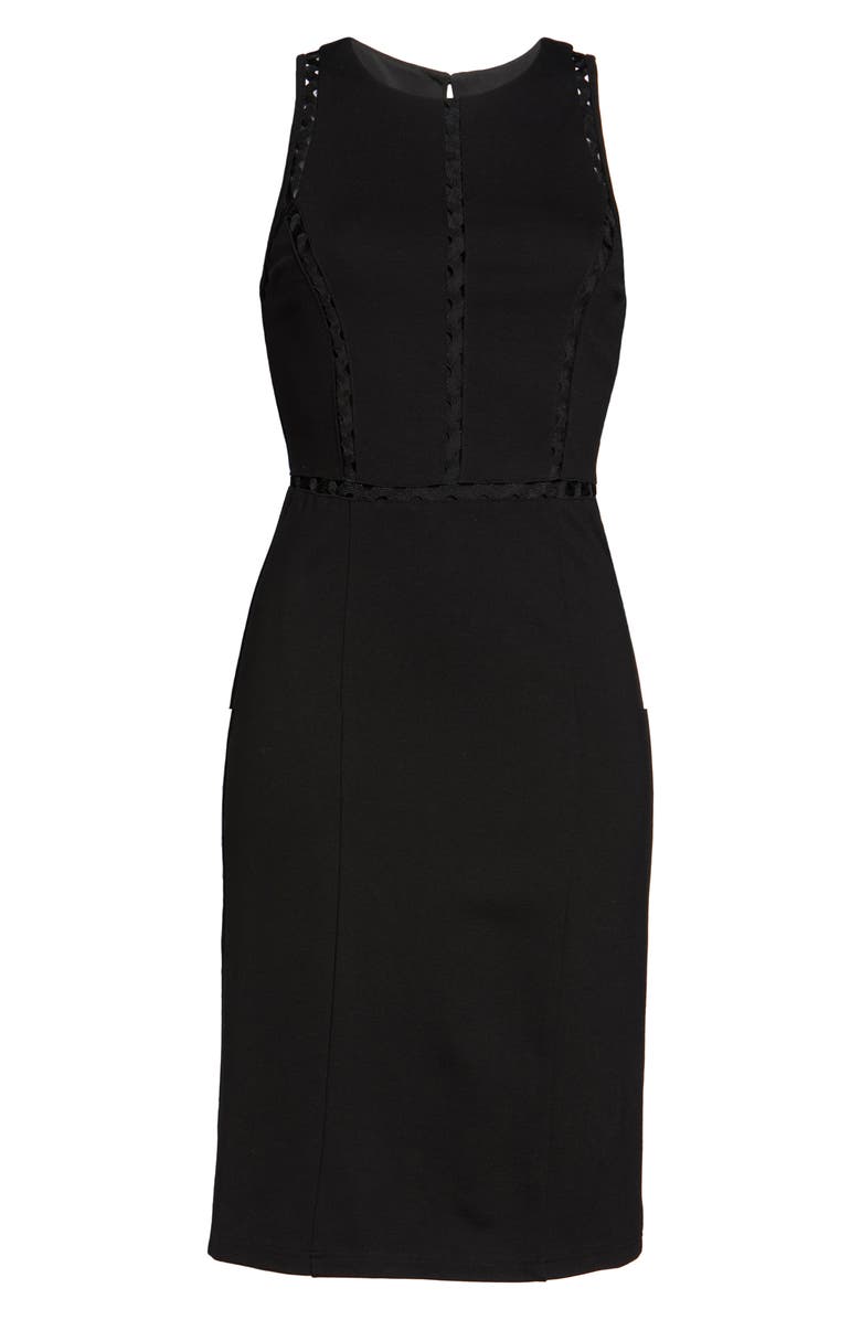 Ali & Jay First Point Rickrack Trim Sheath Dress, Alternate, color, 