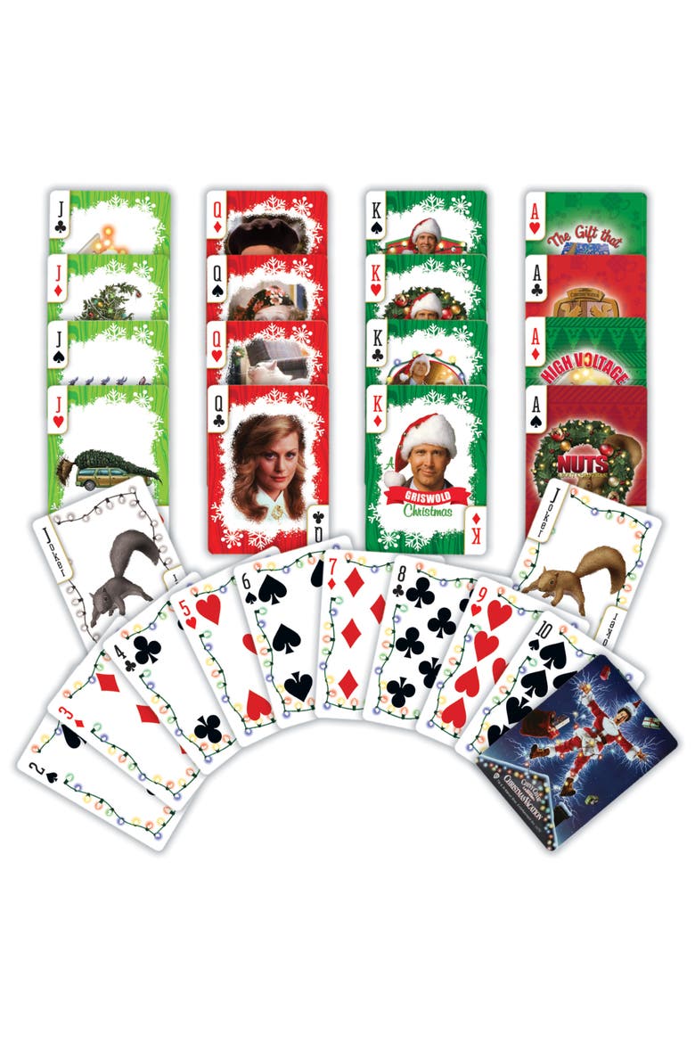 Christmas Vacation Playing Cards, Alternate, color, Multicolor