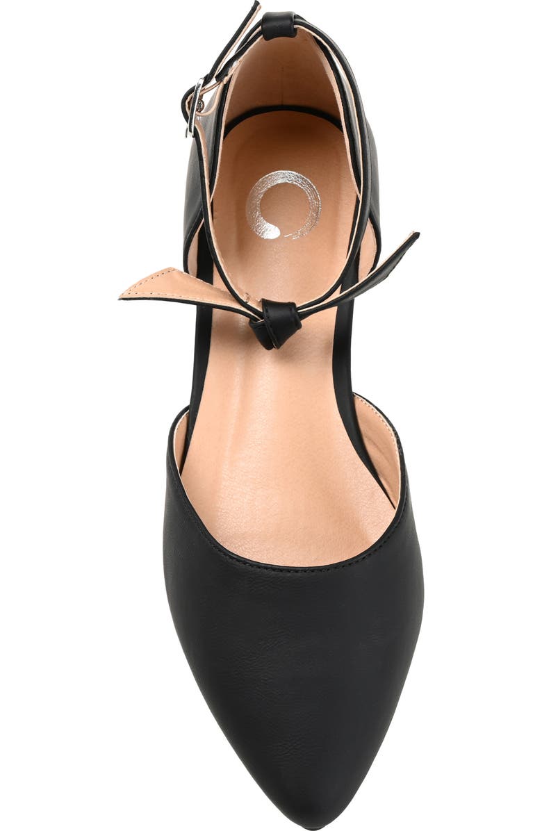 Journee Collection Vielo Ankle Strap Flat - Wide Width, Alternate, color,