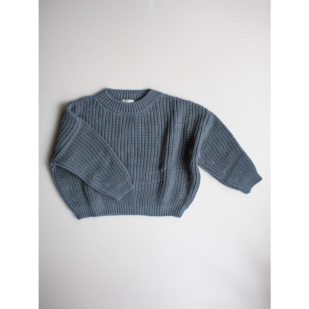 The Simple Folk The Chunky Sweater In Cornflower Blue