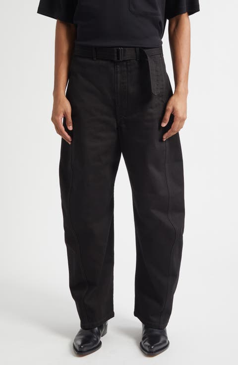 Twisted Belted Jeans