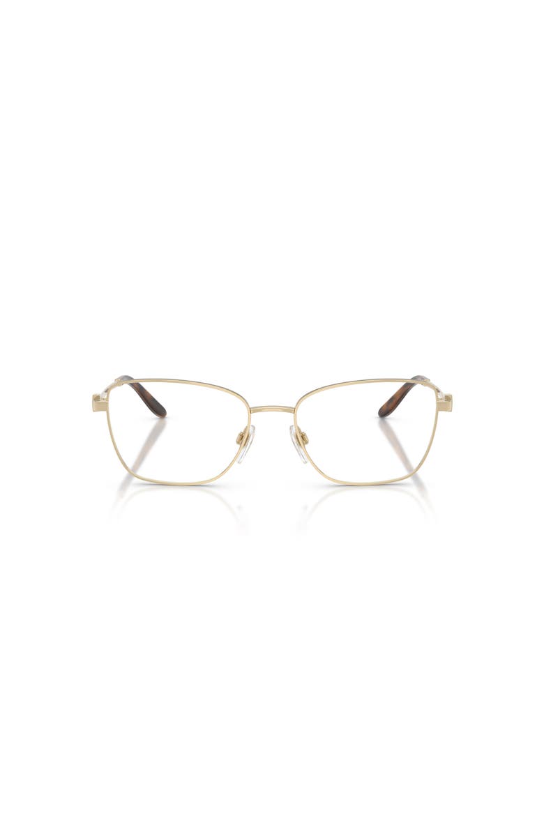 54mm Rectangle optical glasses, Alternate, color, Gold