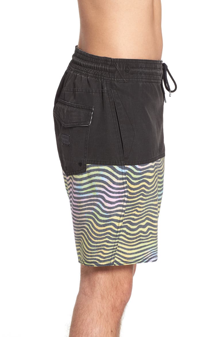 Vibes Half Stoney Board Shorts, Alternate, color, MULTI