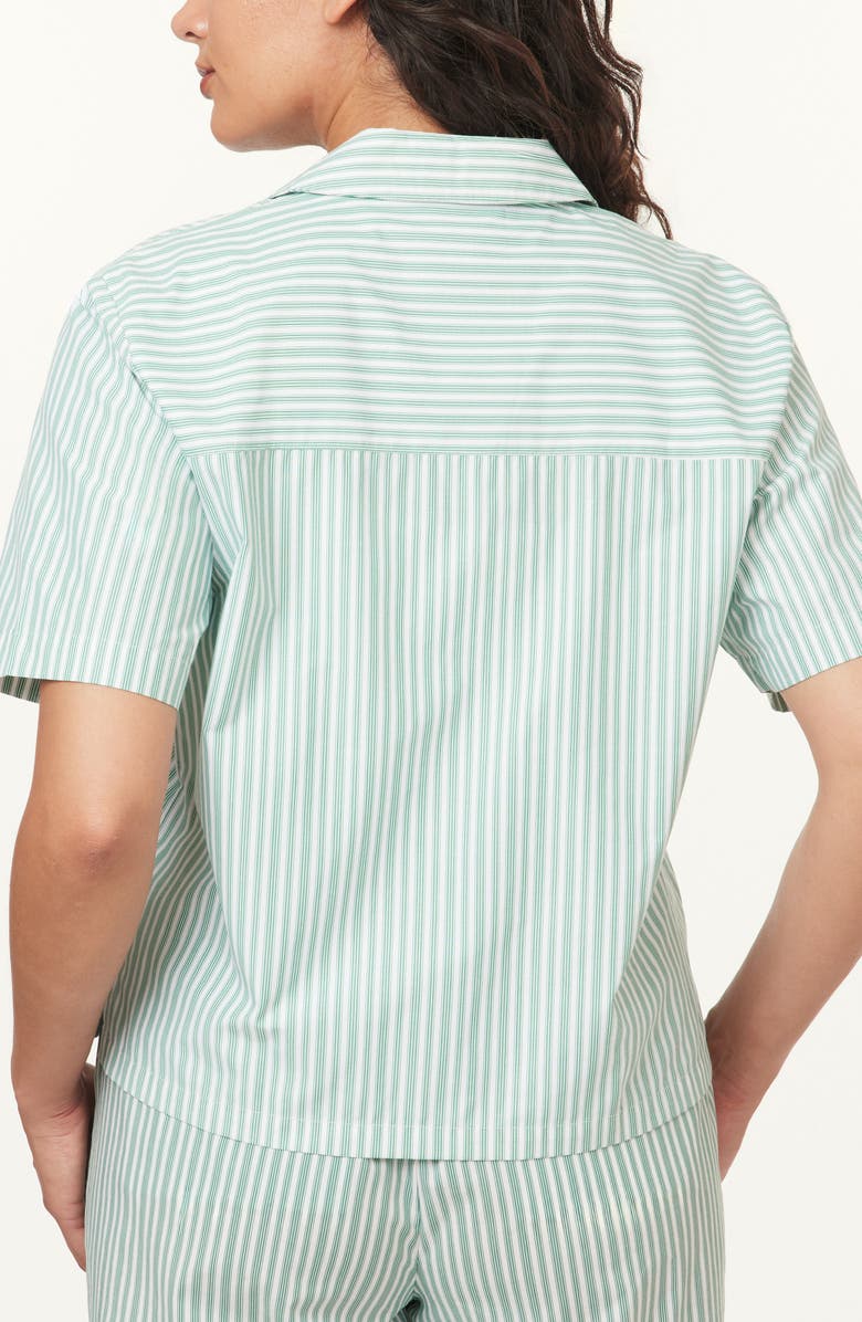Scotch & Soda Striped Camp Shirt, Alternate, color, Y/ D Stripe