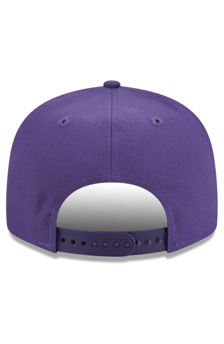 New Era Men's New Era Purple Phoenix Suns Golden Tall Text 9FIFTY Snapback Hat, Alternate, color, Purple