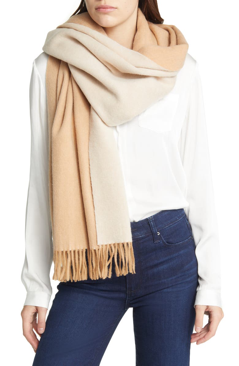 & Other Stories Fringe Wool Blanket Scarf, Main, color, 