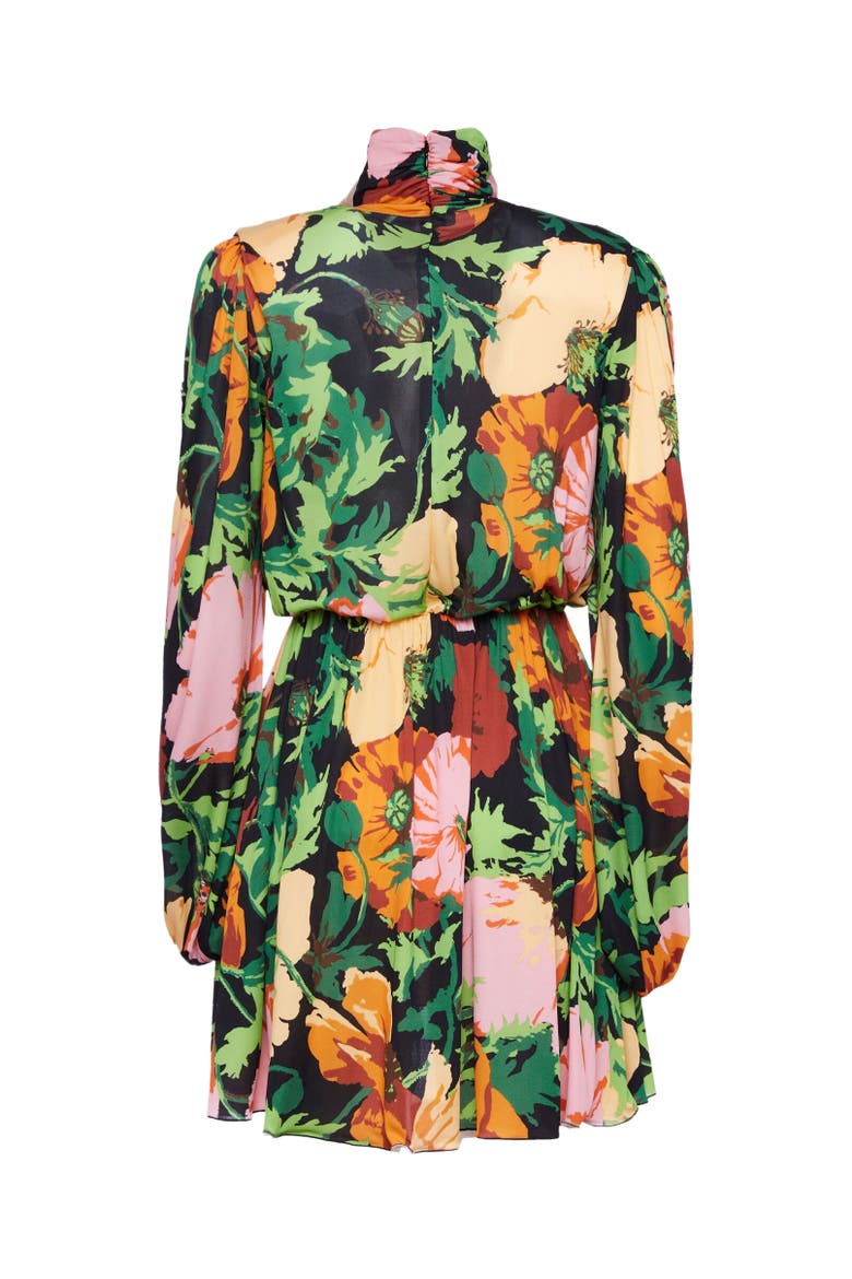 Demeter Mini Dress, Alternate, color, Wonderland Black