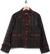 Scotch & Soda Luna Wax Plaid Mixed Media Jacket