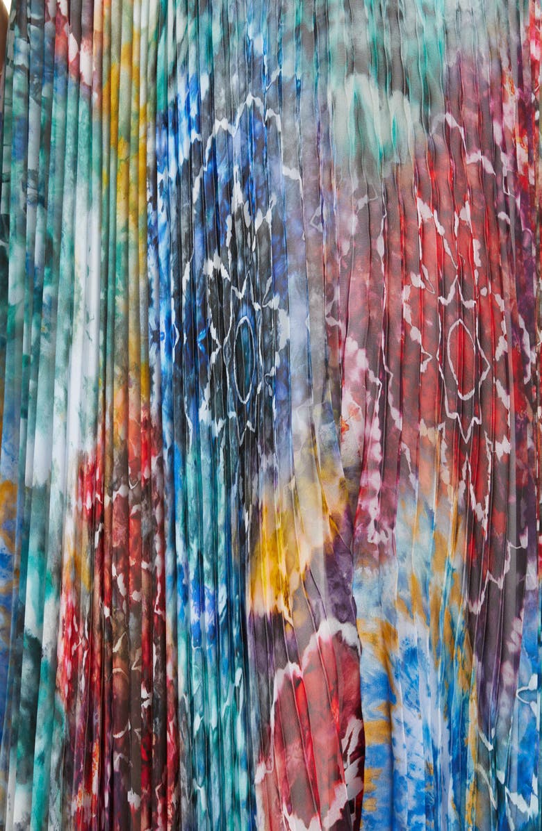 Alice + Olivia Shannon Pleated Maxi Skirt, Alternate, color,