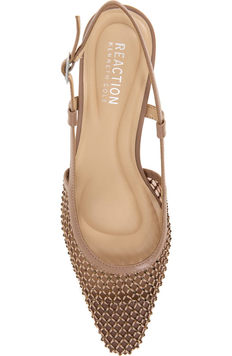 Reaction Kenneth Cole Maggie Mesh Slingback Pump, Alternate, color, Tan Crystal Mesh