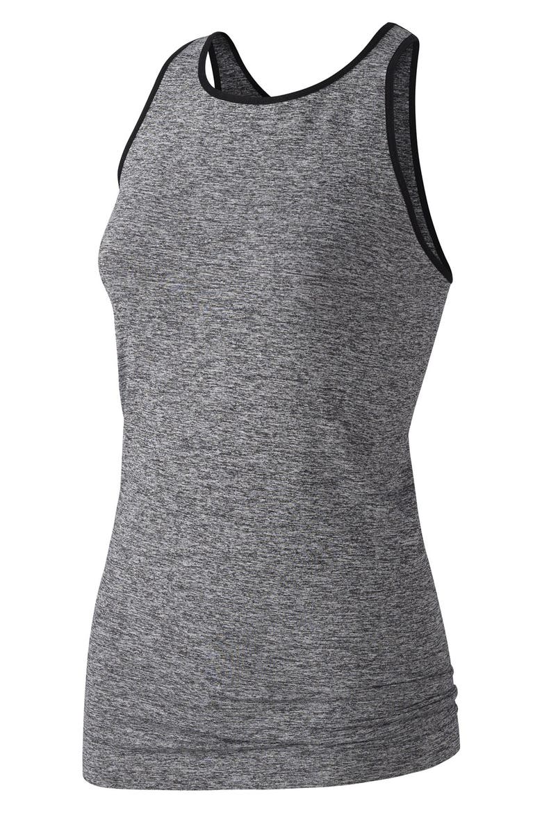 'Radiance' Layer Over Seamless Tank, Alternate, color, BLACK