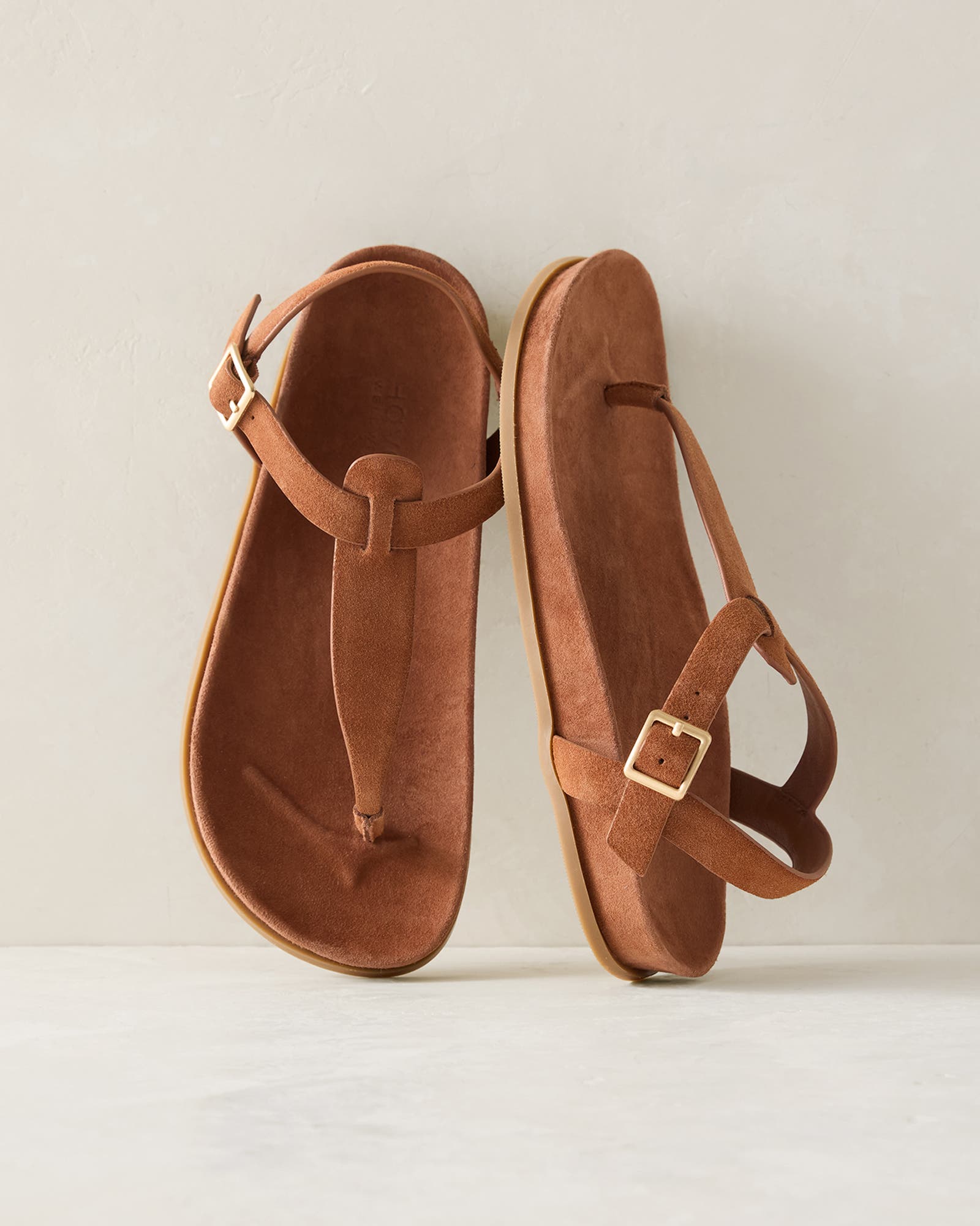 Suede Thong Sandals - image 2