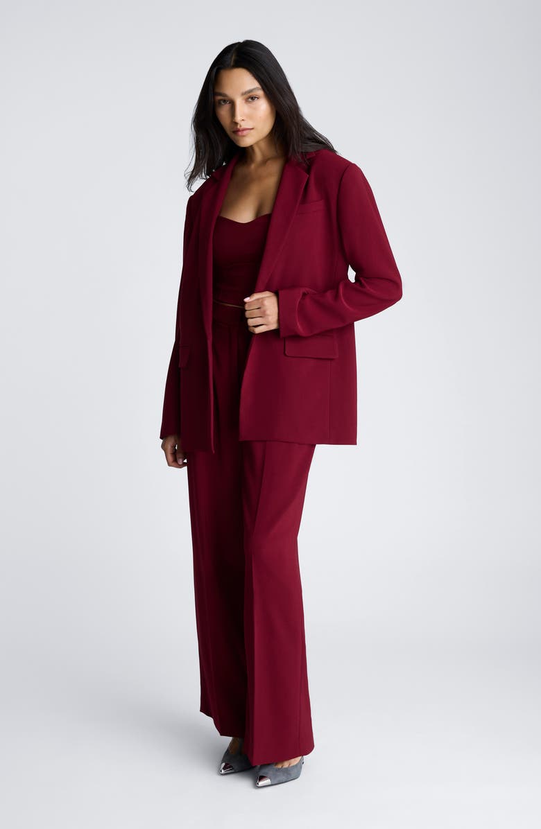 Kenneth Cole One-Button Stretch Crepe Blazer, Alternate, color, 