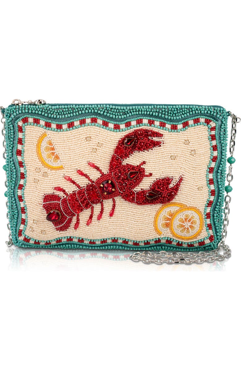 Mary Frances Accessories Crack Me Up Crossbody Handbag, Main, color, Blue