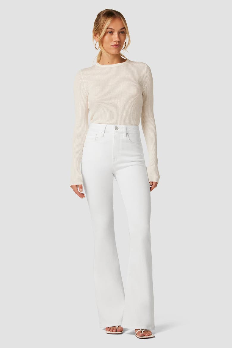 Holly Flare Petite, Main, color, WHITE