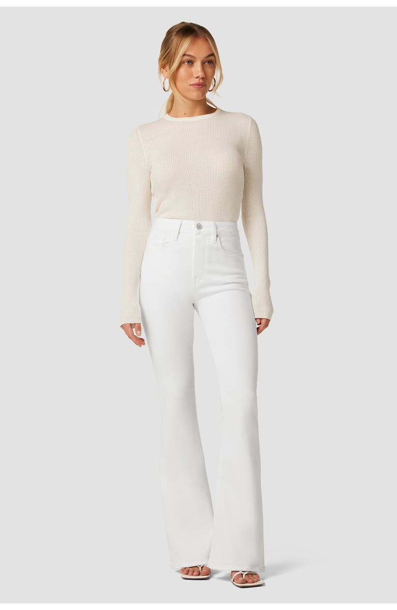 Hudson Jeans Holly Flare Petite, Alternate, color, White