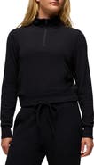 prAna Willow West Crop Half-Zip Sweatshirt