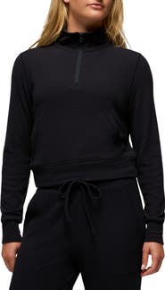 prAna Willow West Crop Half-Zip Sweatshirt