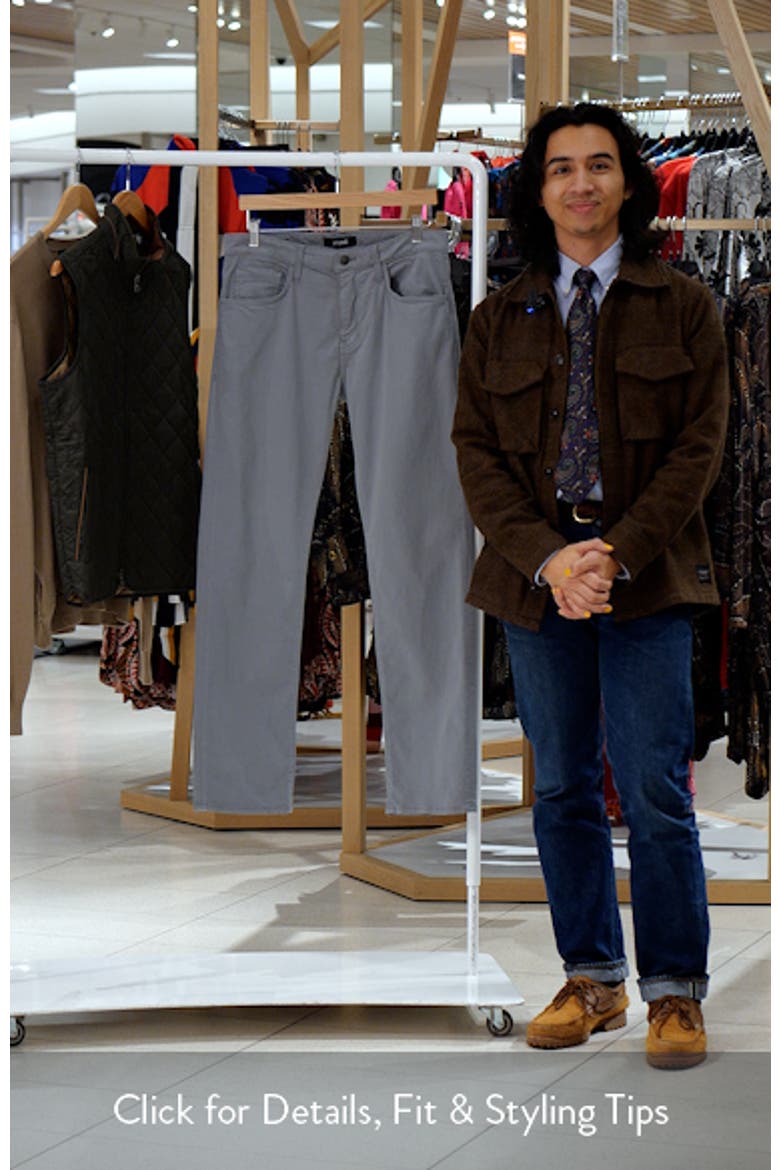 Zach Straight Leg Casual Stretch Twill Pants video