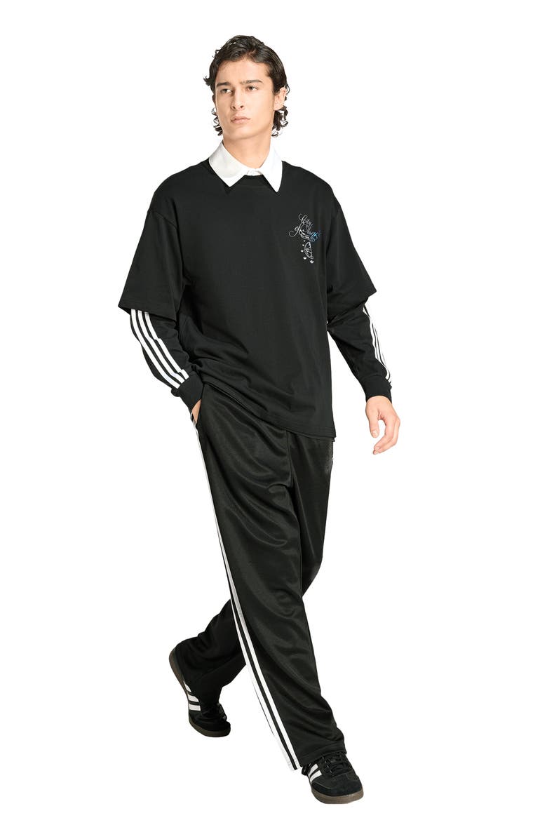 adidas Los Angeles Cotton Graphic T-Shirt, Alternate, color, Black/ Crew Yellow