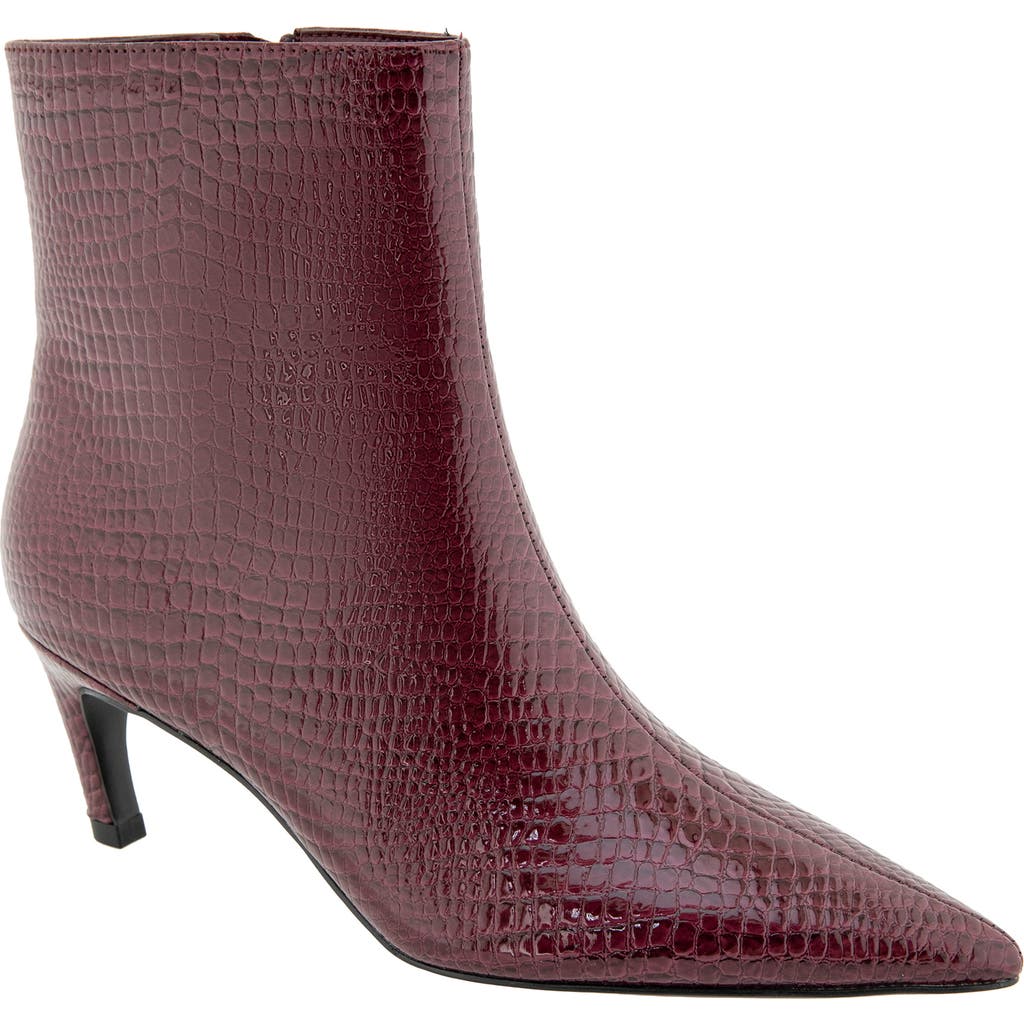 Bcbg Zera Pointed Toe Bootie In Burgundy