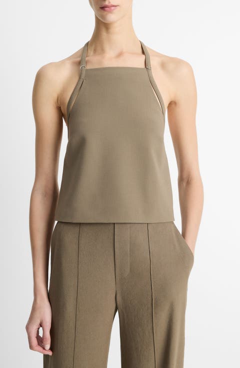 Apron Halter Top