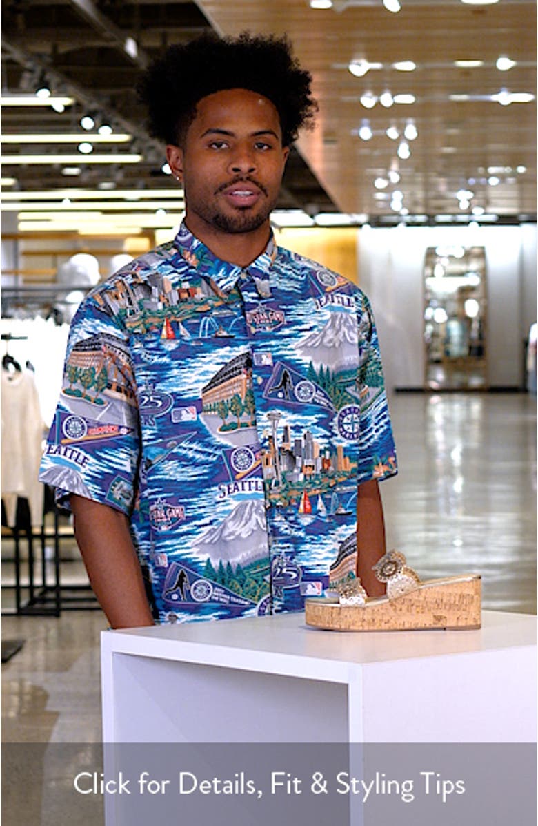 Laurin Platform Wedge Sandal, sales video thumbnail