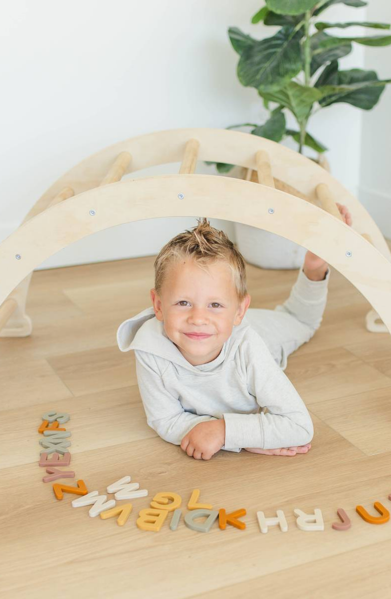 BROOKLYN NEUTRAL Alphabet Magnet Set, Alternate, color, Neutral