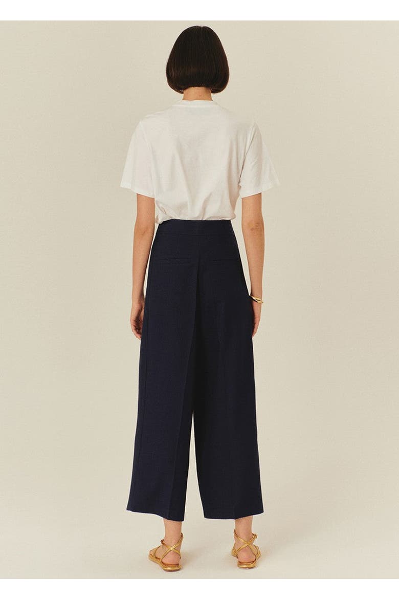 Sophie Tailored Wide, Alternate, color, NAVY BLUE