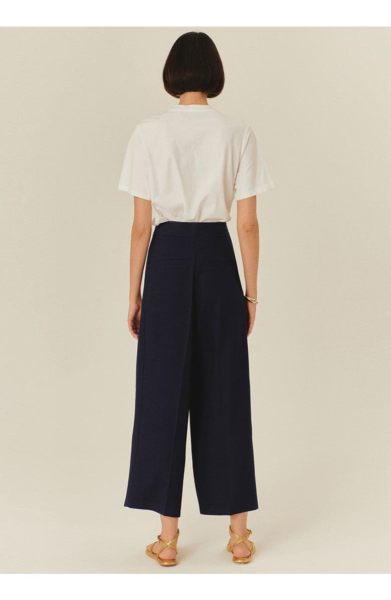 Exquise Sophie Tailored Wide, Alternate, color, Navy Blue