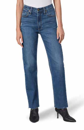 rag & bone Harlow Raw Hem Ankle Straight Leg Jeans