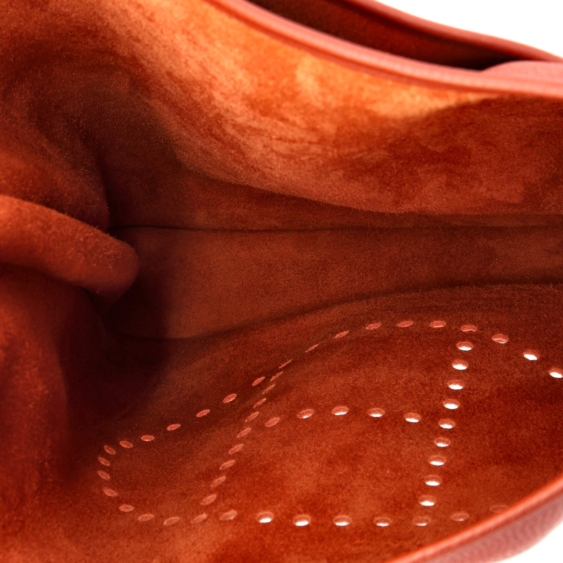 Pre-Owned Hermes Evelyne Bag Gen III Clemence TGM, Alternate, color, Cuivre