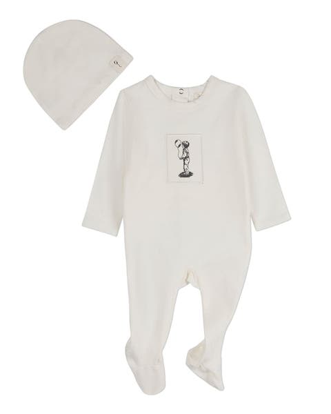 2 Piece Baby Cotton Rich Footie Set