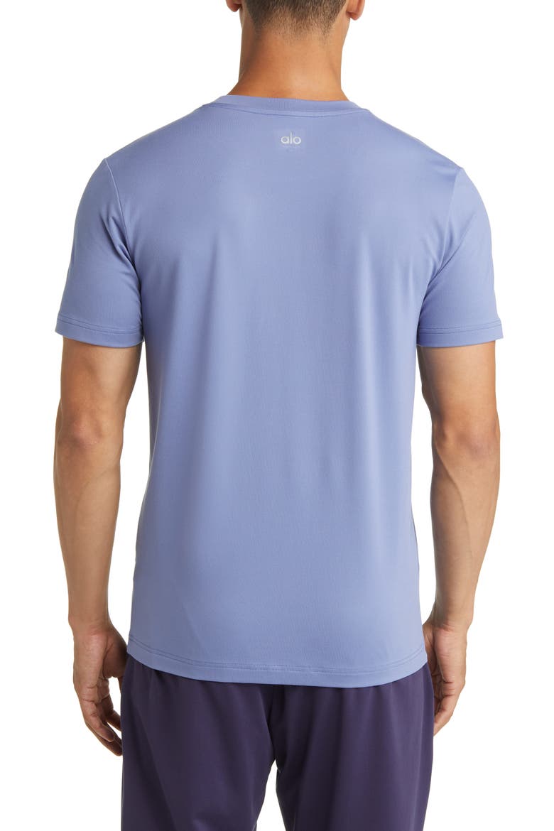 Conquer Reform Performance Crewneck T-Shirt, Alternate, color, INFINITY BLUE
